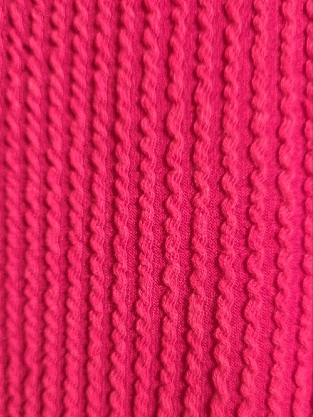 #14. Thread & Supply Bright Pink "Cheers" Waffle-Knit Sweater - Picture 7 of 8